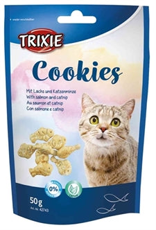 Trixie Cookies Zalm/catnip 50GR