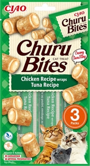 Inaba Bites Wraps Ch/tu 3X10GR