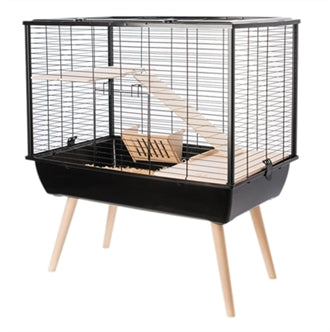 Zolux Kooi Neo Muki Zwart 78X48X87,5CM
