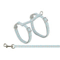 Trixie Kattentuig+riem Grs/blw 28-45X1CM – Halsbanden/Lijnen Overig