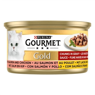 Gourmet Gold Fijn Zalm 24X85GR