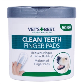 Vets Best Clean Teeth Pads 50ST