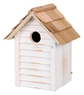 Trixie - Nestkastje Hout WIT 18X15X24CM – Broedartikelen