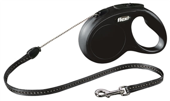 Flexi Classic Cord Zwart S 5MTR