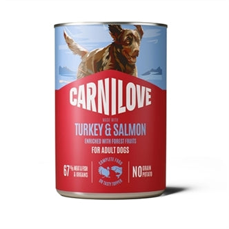 Carnilove Carnil Blik Salmon/turkey 6X400GR – Natvoer
