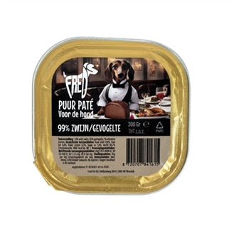 Freds Kuipje Hond Puur Zwijn 9X300G