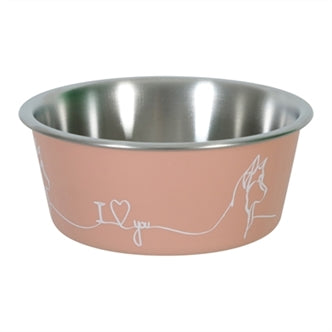 Zolux Love Voerbak Hond Roze 21CM 1,7LTR