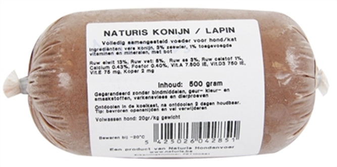 Naturis Konijn/kalkoen 500GR