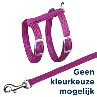 Trixie Kattuig+riem Gesp 22-42X1CM 4ST