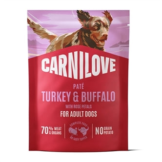 Carnilove Carnil Pouch Turk/buffalo 12X300GR – Natvoer