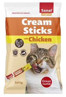 Sanal Cream Sticks Chicken 5X15GR