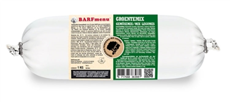 Barfmenu Groentemix 1000GR
