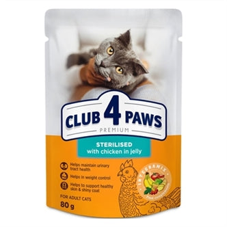 CLUB4 Sterilised Kip Gelei 24X80GR