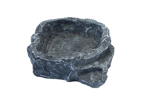 Komodo Voerbak Terraced Grijs 19X18X6CM – Voer/Drinkbakken