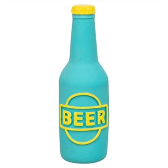 Trixie Bierfles Latex Blauw/geel 12,5CM