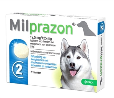 - Milprazon Hond >5KG 2TBL