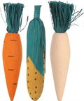 Trixie Knabbelhout+stro 10CM 4X3ST