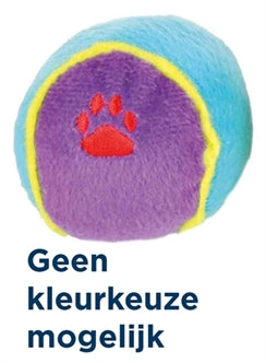 Trixie Speelbal Pluche ASS 6CM 24ST
