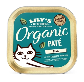 Lily Cat Organic Pate Fish 19X85GR