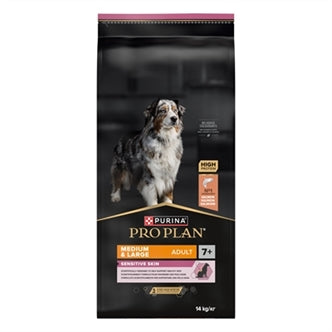 Pro Plan Dog Ad M/l 7+ Skin 14KG
