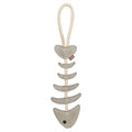 Trixie Visgraat Leer MET Touw 43CM