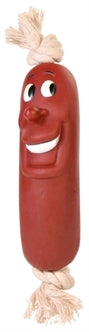 Trixie Worstje MET Touw Vinyl 11CM 4ST