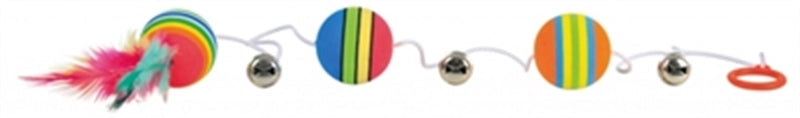 Trixie Trixie Regenboog Bal Aan Elastiek — 3 Stuks
