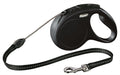 Flexi Classic Cord Zwart M 5MTR