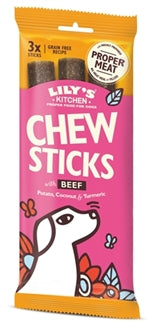 Lily Dog Chew Sticks Beef 120GR 3ST
