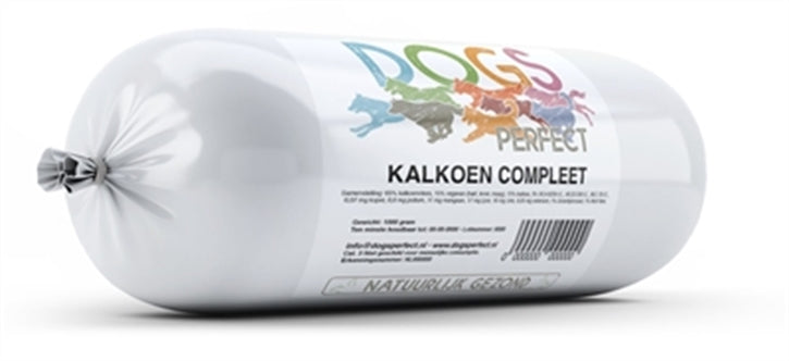 Dogs Perfect Kalkoen Compl 1000GR