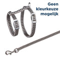 Trixie Kattuig+riem Refl 22-42X1CM 4ST