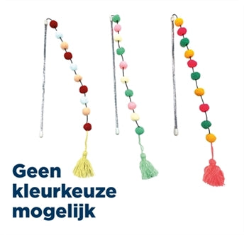 - Kattenhengel Pompom Ass 30,5CM