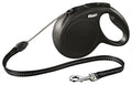 Flexi Classic Cord Zwart M 8MTR