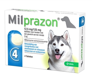 - Milprazon Hond >5KG 4TBL