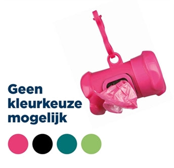 Trixie Trixie Poepzakhouder Bot Assorti + 15 Zakjes