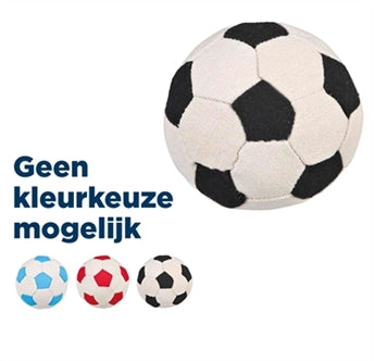 Trixie Soft Canvas Voetbal 11CM ASS 12ST