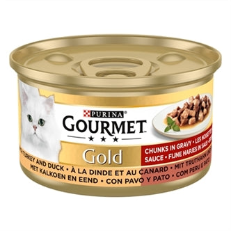 Gourmet Gold Fijn Kalk/eend 24X85GR