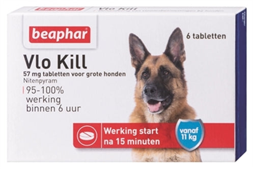 Beaphar - Vlo Kill+ Vanaf 11KG 6TABL