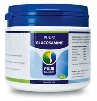 Puur Glucosamine Hond/kat 300GR