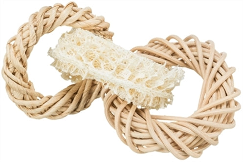Trixie Ring Luffa/rotan/maïsblad 13CM