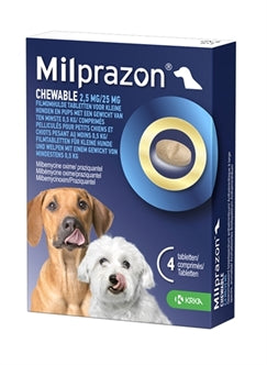 - Milprazon Hond >0,5KG Chew 4TBL