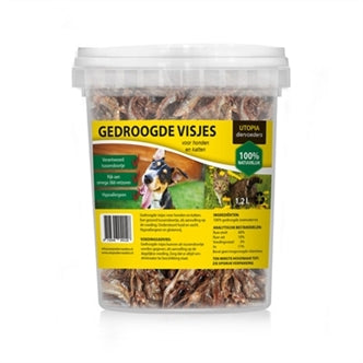 Gedroogde Visjes Hond/kat 1,2LTR