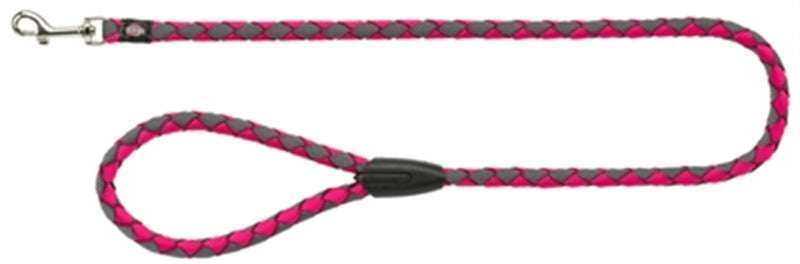Trixie Riem Cavo Fuchsia/grijs 100X1,8CM