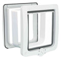 Trixie 4-WEG Huisdierluik XL WIT 24X28CM
