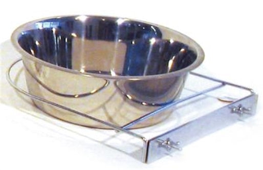 Rvs Hondenbak met Houder 21CM