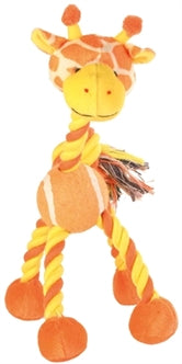 Trixie Dier Touw+tennisbal 28CM 3ST