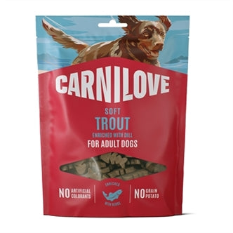 Carnilove Soft Snack Trout/dill 200 gram – Snacks Zacht