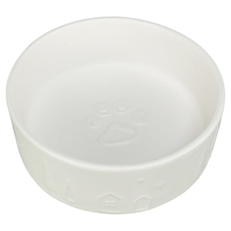 Trixie Voerbak Keram WIT 12CM 300ML
