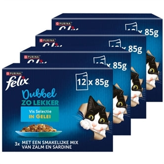 Felix Dubbel Vis in Gelei 4X12X85GR