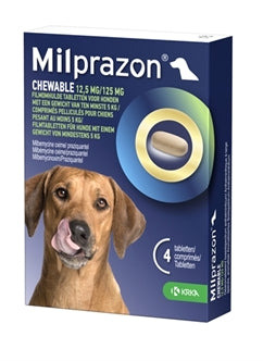 - Milprazon Hond >5KG Chew 4TBL